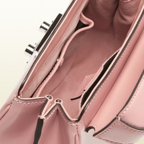 lady lock leather mini top handle bag