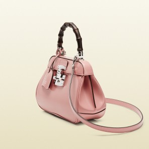 lady lock leather mini top handle bag