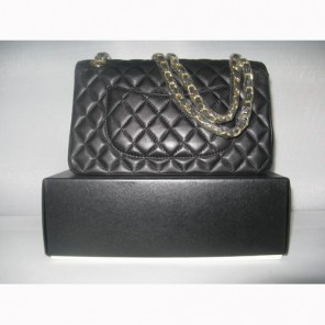 Chanel Black color with Gold chain