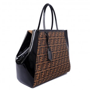 Fendi 2Jours Fabric Tote Bag F2552M