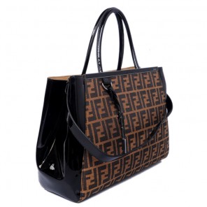 Fendi 2Jours Fabric Tote Bag F2552M