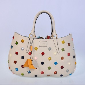 Fendi Borsa Multi-Color Studded Satchel
