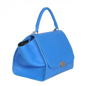 Fashion Celine Trapeze Bags Calf Leather C008 Blue