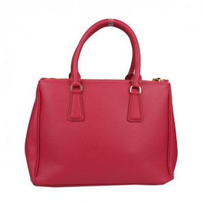 Prada Saffiano Calf Leather Tote Bag 103282 Plum