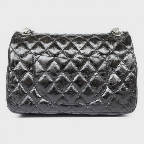 Chanel Flap Bag Quilted Black A35845