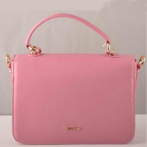 Miu Miu Leather Tote Bags 7431 Pink