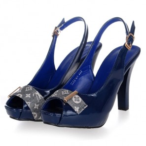 lousi vutton shoes with blue