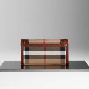 BRIDLE HOUSE CHECK CONTINENTAL WALLET.