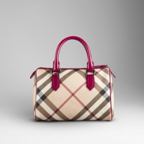 MEDIUM NOVA CHECK BOWLING BAG