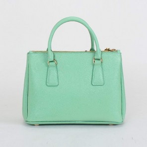 New Prada Classic Saffiano Leather Medium Tote Bag BN1801 Green