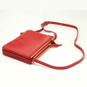 Celine Fashion Lambskin Shoulder Bag 8822 Red