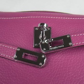 Hermes Kelly 22CM Cattle Neck Stripe Peach