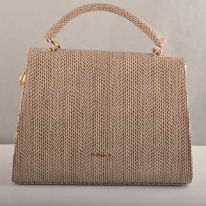 Miu Miu Tote Handbags Snake Veins 7430 Beige