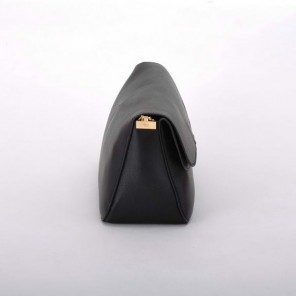 Celine Gourmette Small Bag in Ferrari Leather Black