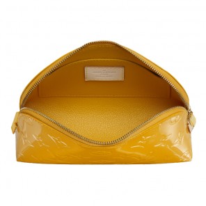 Louis Vuitton Monogram Vernis Bag Cosmetic Pouch Amarante M91748