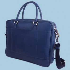 Prada Saffiano Calf Leather Top Handle Bag BL0791 Blue