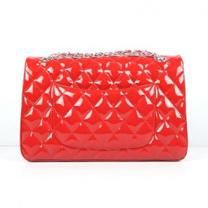 New Chanel Patent Cow Leather handbags 1113 Red