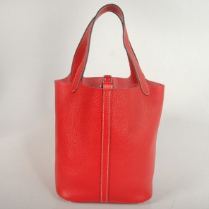 Hermes picotan MM Bag clemence leather in Flame