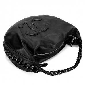 Chanel Coco Cocoon Cabas Lambskin Bag 28546 Black