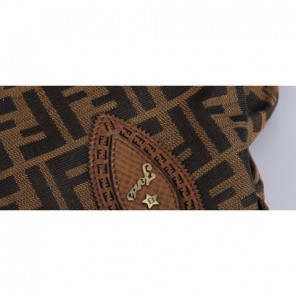 Fendi 8BN158 small F Coffee