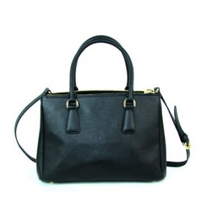 Prada Saffiano Calf Leather Totes BN1801 Black