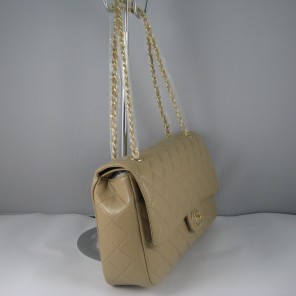 Chanel Apricot color with Gold chain