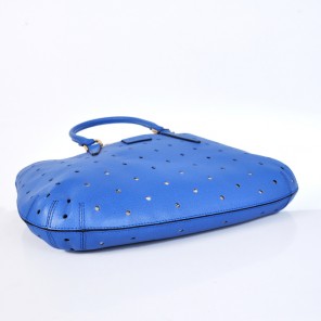 The Fendi Euronext Cross pattern leather satchel