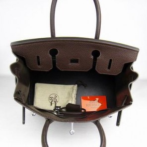 Birkin 30CM Dark Coffee (silver)