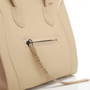 Celine Luggage Phantom Bags in Original Leather Cream