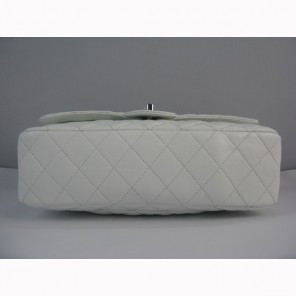 Chanel White color with Silver chain