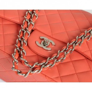 Chanel Original Leather Jumbo Flap Bag A47600 Light Red