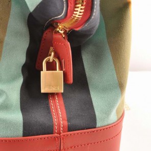 Fendi Fall Winter 2012 Pequin Bag 8BN232 Red