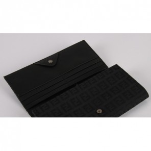 Fendi 8M0000 wallets small F Black