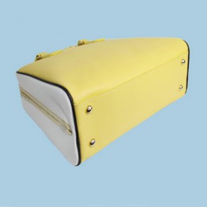 Hot Sell Prada Saffiano Leather Tote Bag BL0808 Yellow