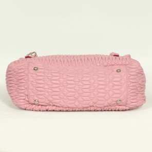 Miu Miu Tote Handbags Quilted Lambskin Leather 8667 Pink