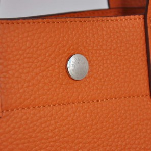 Hermes Briefcase 40CM Bag Clemence Leather Orange