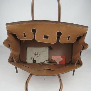 35CM Light Coffee Cowhells Stripe (silver)