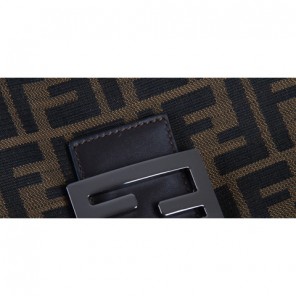 Fendi 8BR091 big F Coffee