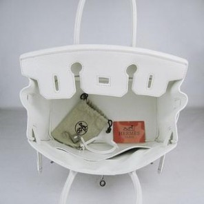 Birkin 30CM White (silver)