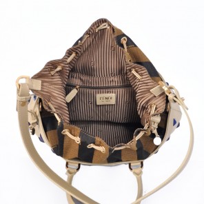 Fendi Borsa Multi-Color Studded Satchel