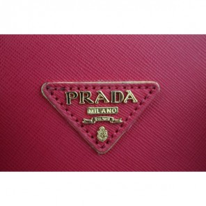 Prada Saffiano Calf Leather Tote Bag 103282 Plum