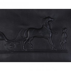 Hermes Birkin 35CM with Embossed logo Handbag black H35