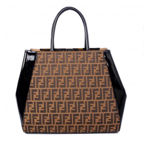 Fendi 2Jours Fabric Tote Bag F2552M