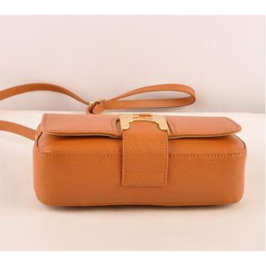 Fendi Chameleon Classic Saffiiano Leather Small Shoulder Bag 2541 Tan