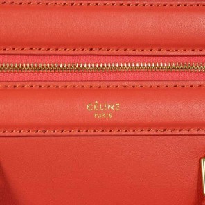 2012 New Celine Original Leather Tote Bag 348 Light Red