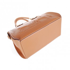 2012 Hermes New Leather Medium Shoulder Bag 0322 wheat with golden metal