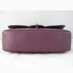 Chanel purple color with Silver chain