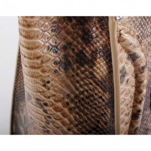 Celine Luggage Bags Medium in Snake Veins Apricot