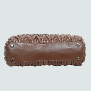 Miu Miu Matelasse Nappa Leather Tote Bags 90281 Khaki