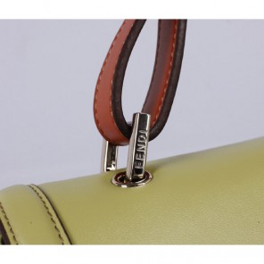 2012 new Fendi handbags Pillow bag FD9106 grass green with white